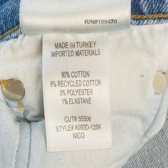 AGOLDE Nico High Rise Slim Fit in Embark Wash Size 28 - Picture 7 of 8